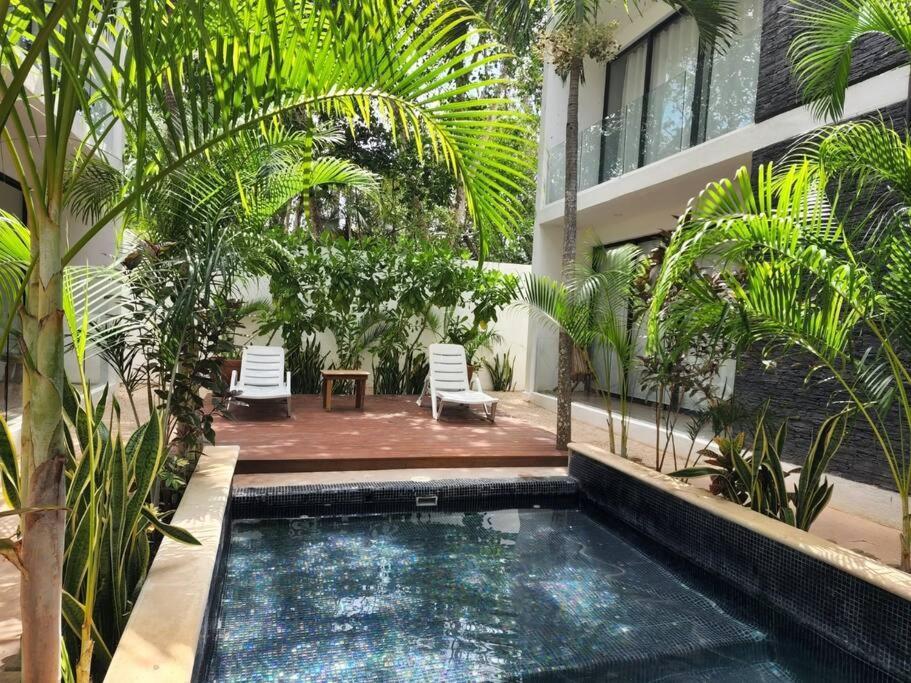 Amazing Jungle Retreat Lahkah Tulum Apartment Luaran gambar