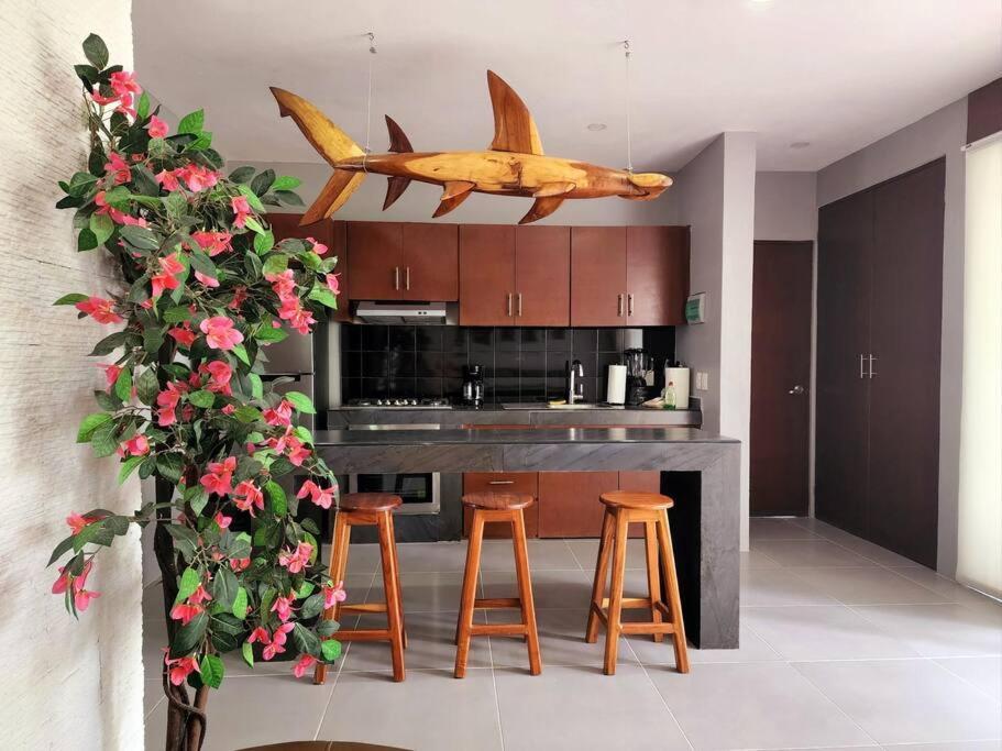 Amazing Jungle Retreat Lahkah Tulum Apartment Luaran gambar